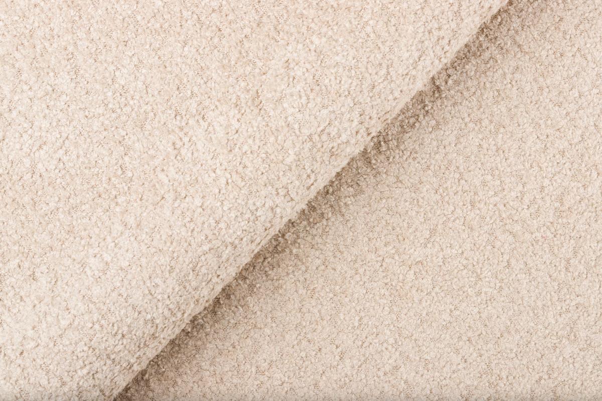 SOFA FEBE 3-Sitzer, ecru - Champagner/Schwarz, Holz/Textil (190/82/96cm) - Wozimo