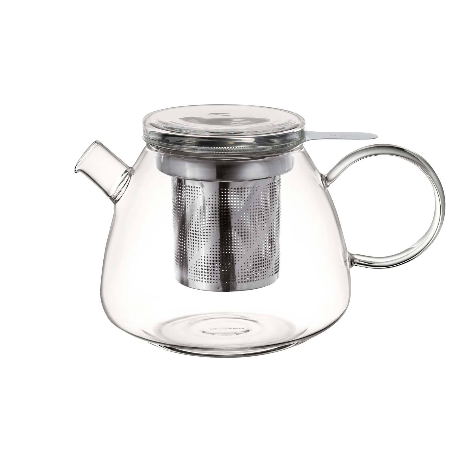 TEEKANNE MIT SIEB Artesano Hot & Cold transparent 1000 ml - Transparent, Glas (1L) - Villeroy & Boch