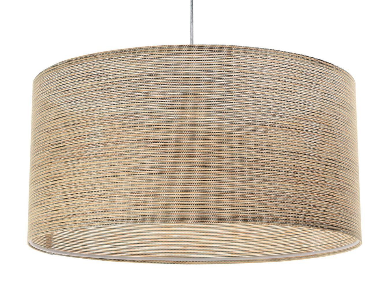 HÄNGELEUCHTE Grau 60/30 cm - Beige/Grau, Kunststoff (60/1/30cm) - ONZENO