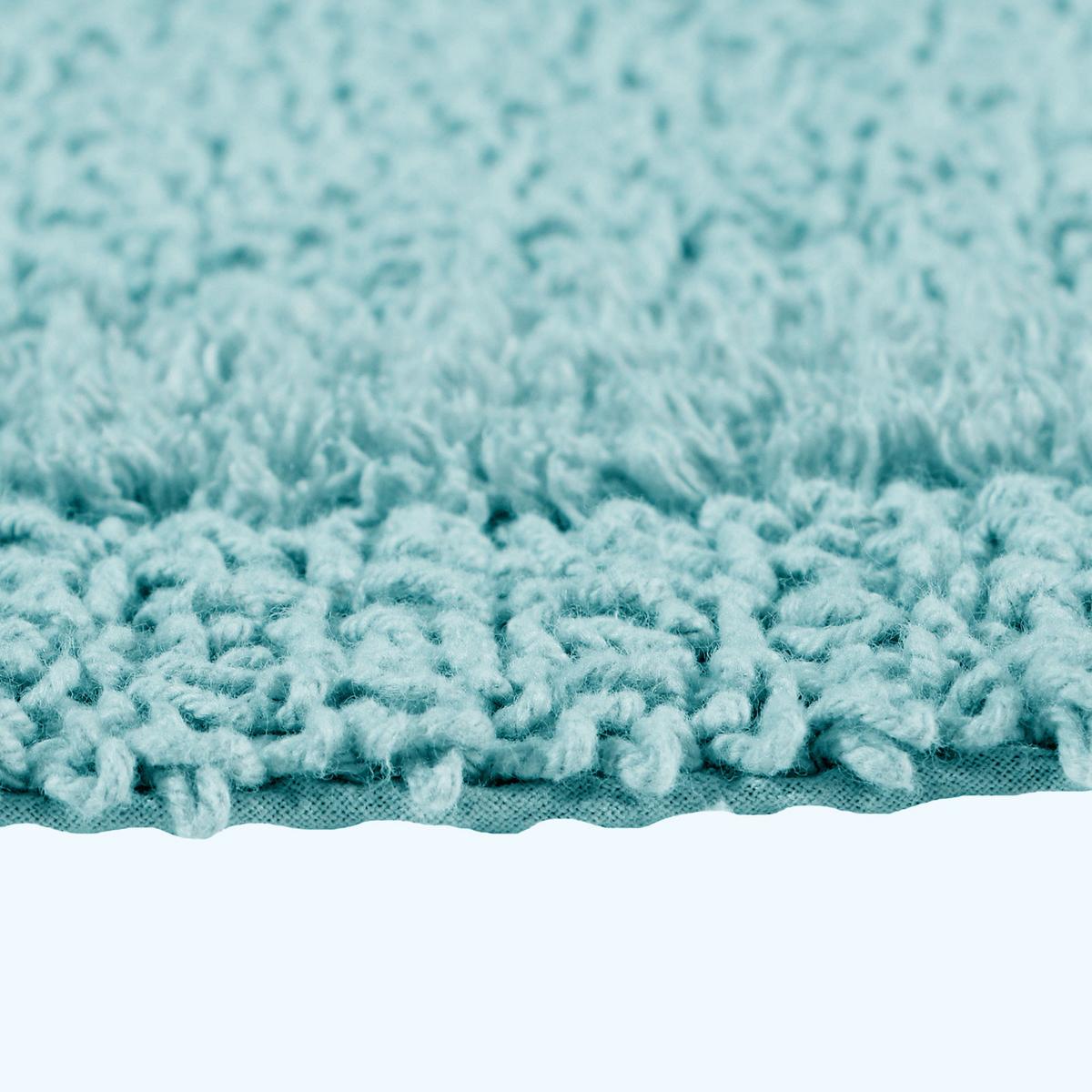 DUSCHVORLEGER 50/50 cm, 100% Baumwolle, wendbar - Hellblau, Textil (50/50cm) - Homescapes
