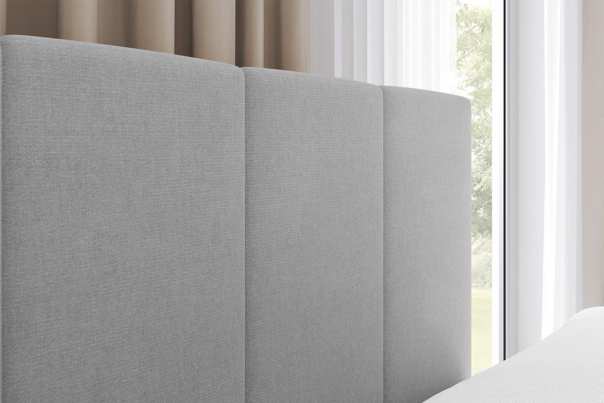 EINZELBETT Jugendbett mit Bettkasten Links, ohne Matratze - LOVY 80x200 Grau - Anthrazit, Holzwerkstoff/Textil (80/200cm) - ALTDECOR