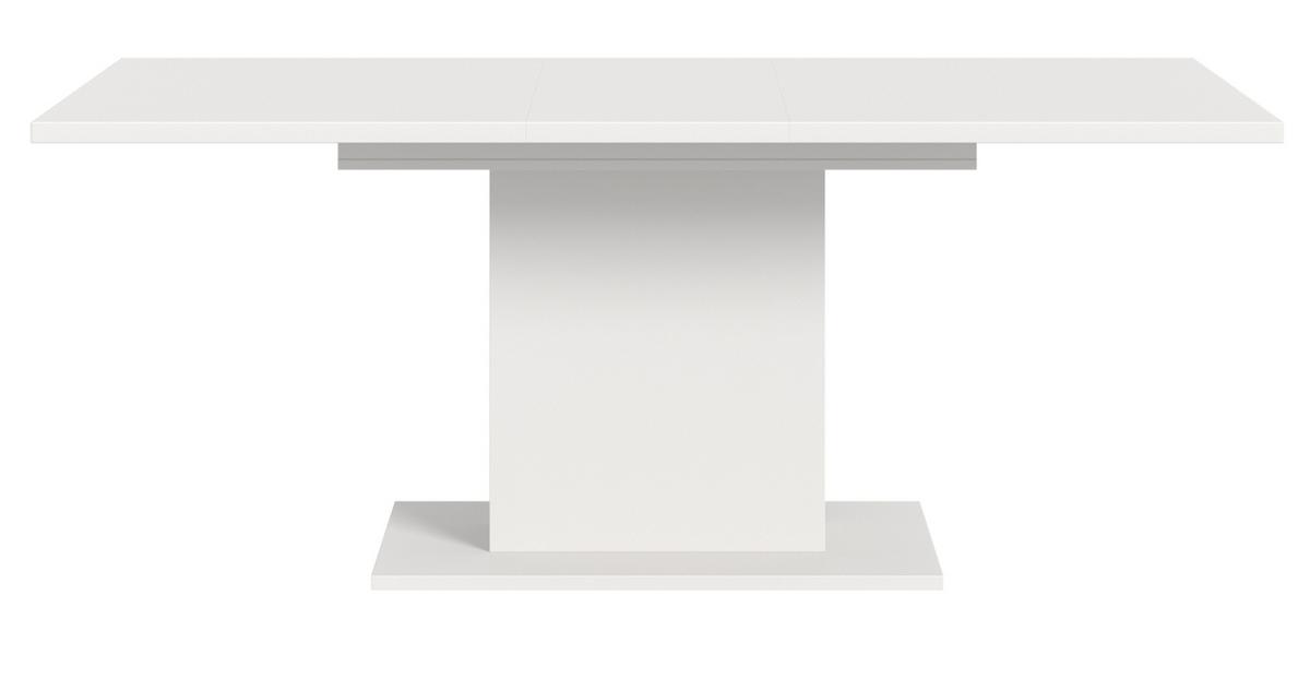 ESSTISCH weiß, Küchentisch ausziehbar 150 - 190 cm - Weiß, Holzwerkstoff/Metall (150/90/76cm) - Inn.Furn