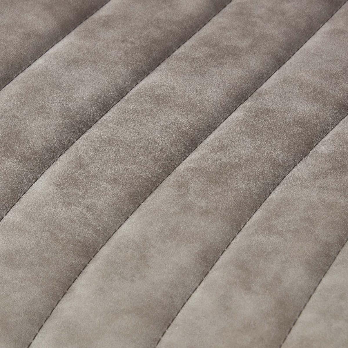 BARSTUHL Ascot, Kunstleder mit Rückenlehne - Grau, Textil (54/97/47cm) - Homescapes