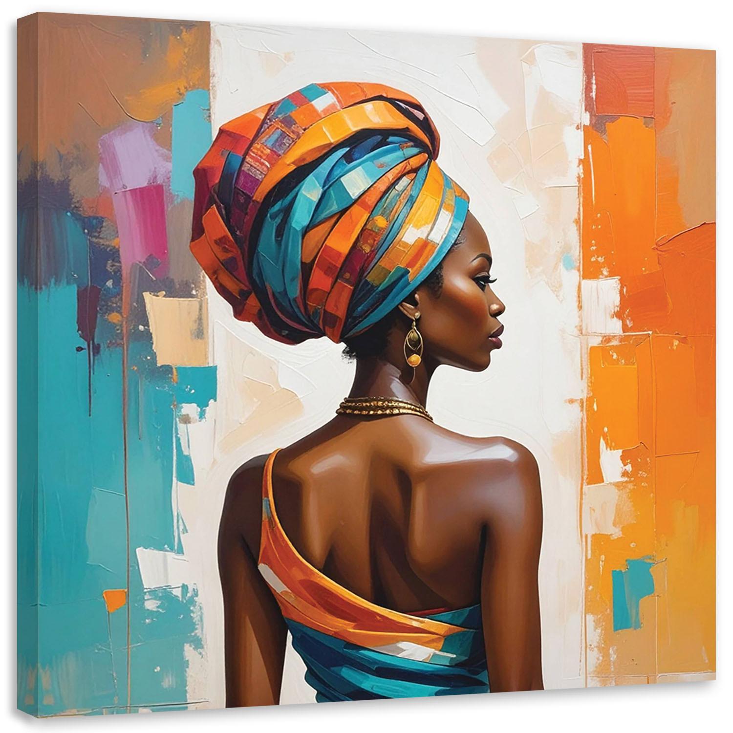 LEINWANDBILD Menschen & Charaktere 40x40cm - Multicolor, Textil (40/40cm) - Feeby