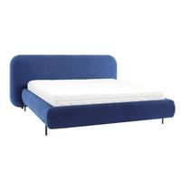 BOXBETT 180/200 Tobias Blau - Blau, Holz (180/200cm) - Petits-meubles