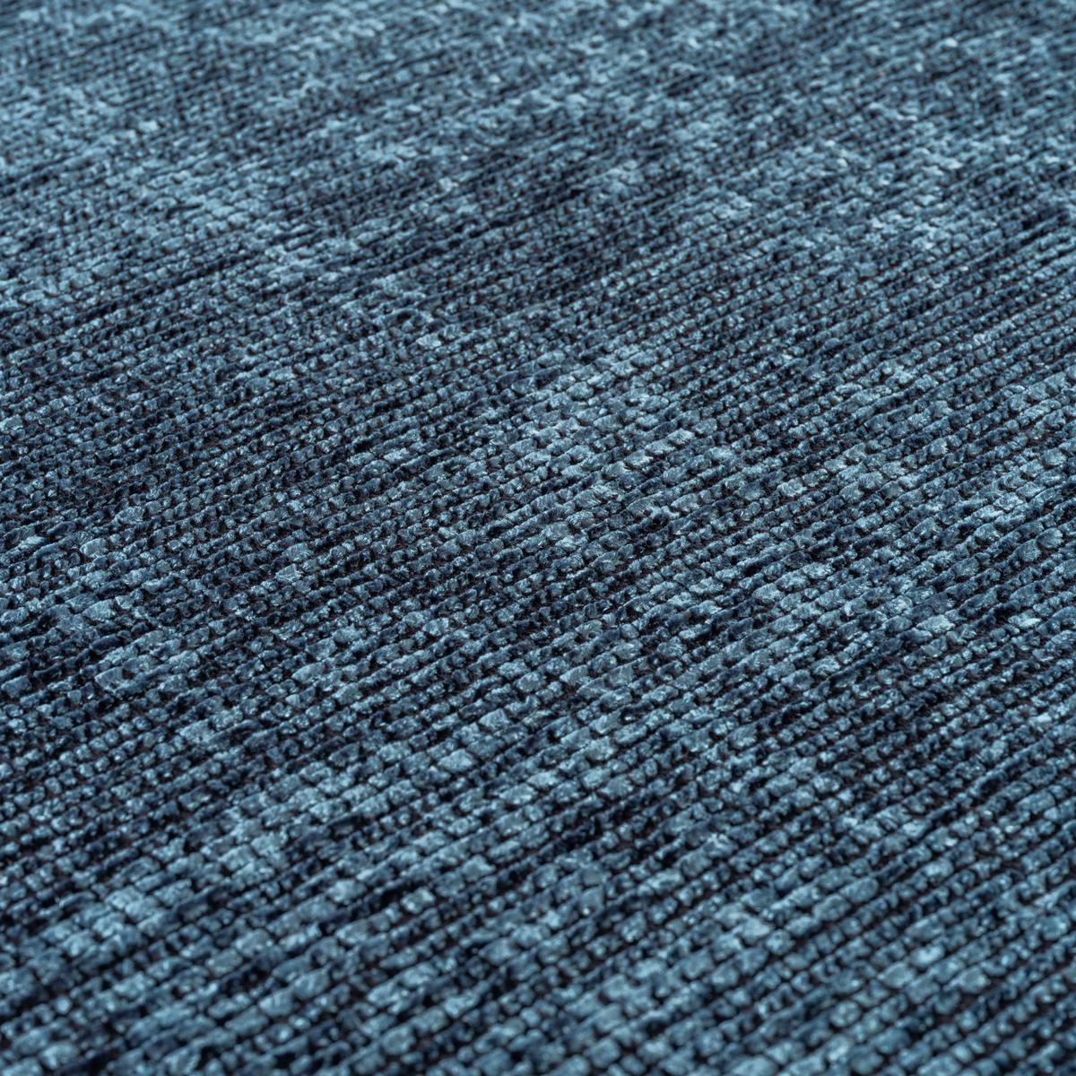 TEPPICH aus Baumwolle Waschbar KOFEL in Blau, einfarbig, 80 x 150 cm - Blau, Textil (150/80cm) - KADIMA DESIGN