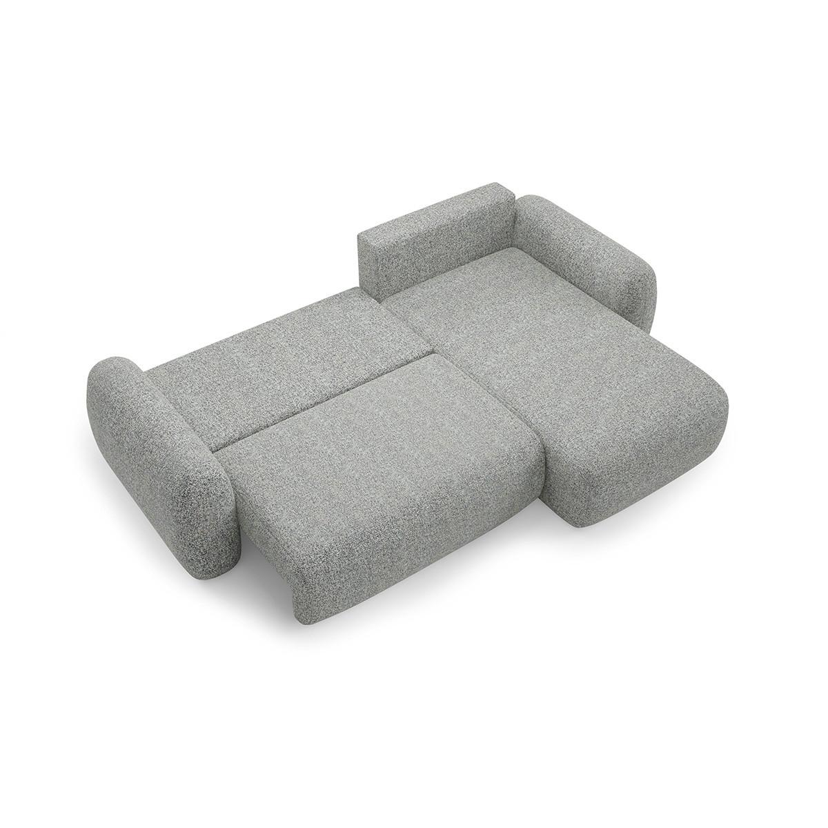 ECKSOFA Carmela 3 Sitzplätze Grau - Grau, Holz (304/190cm) - Petits-meubles