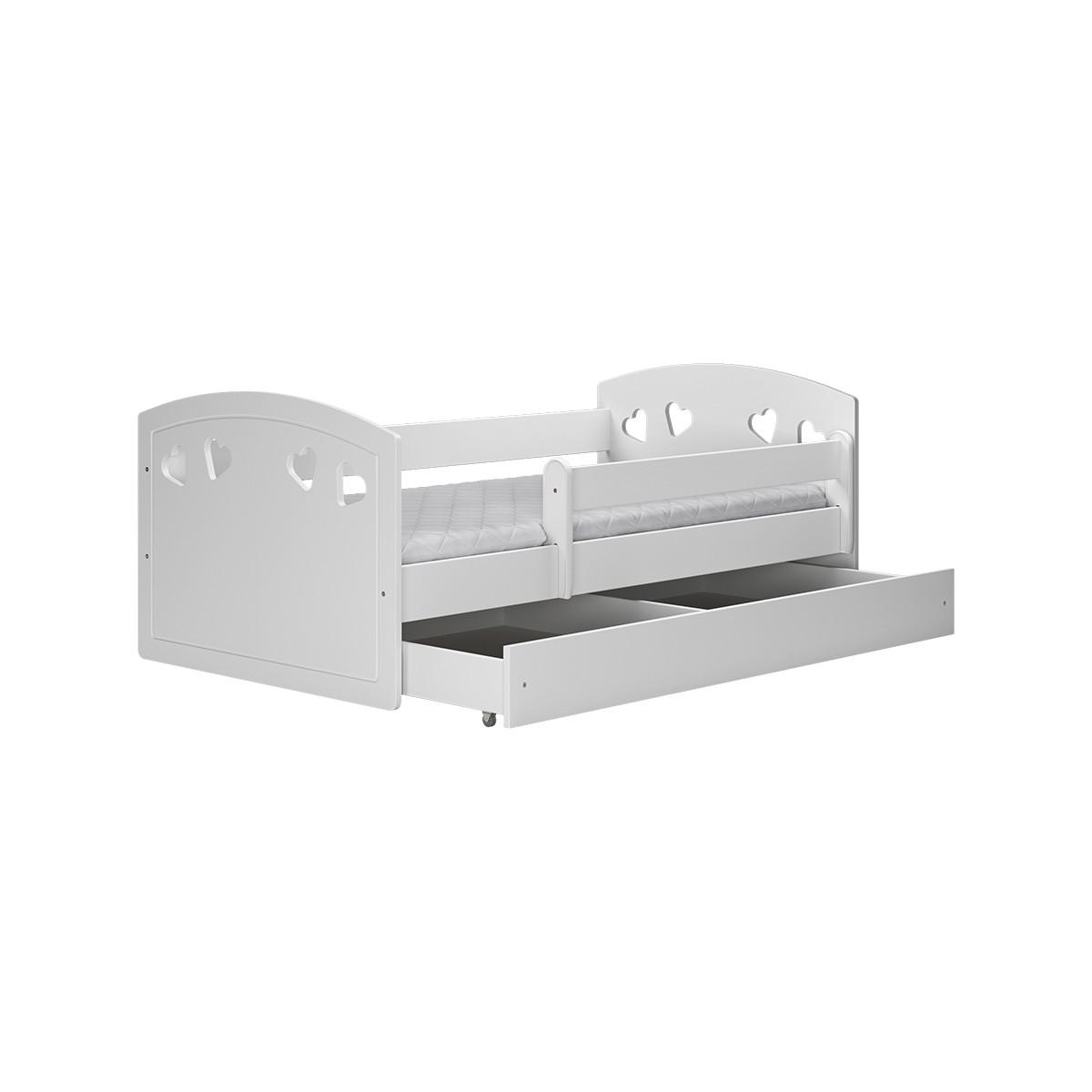 BETT Weiß - Weiß, Holzwerkstoff (80/160cm) - Petits-meubles