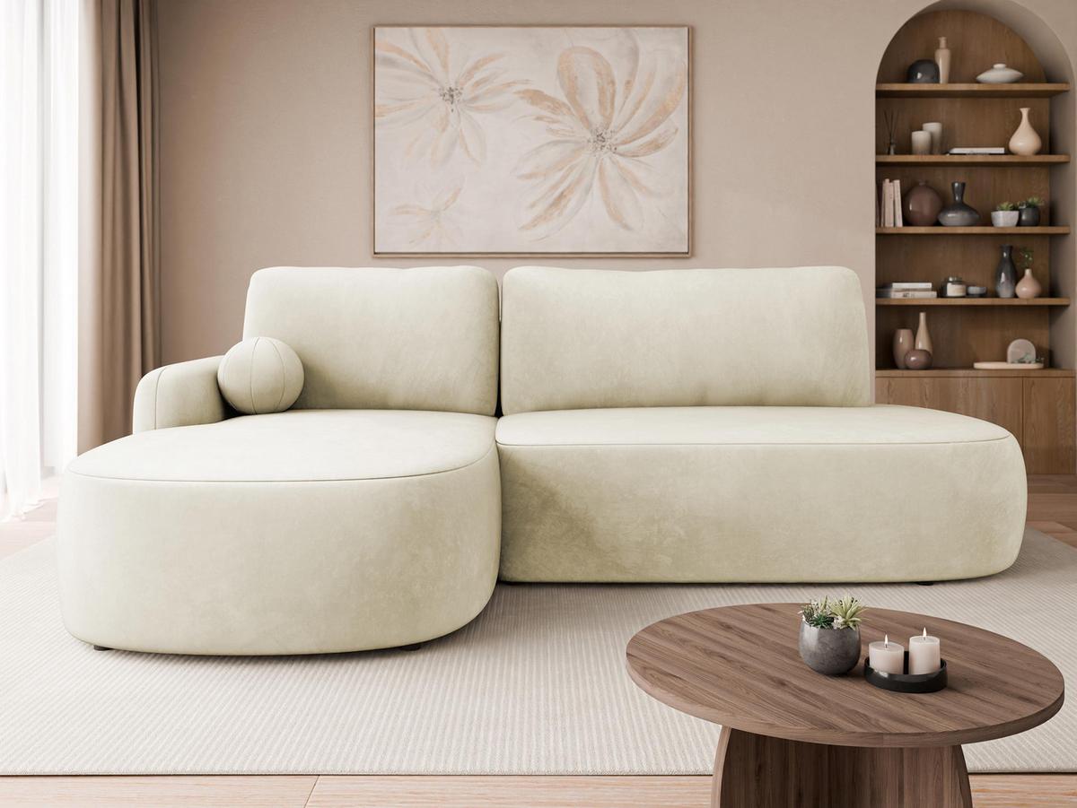 ECKSOFA Loridu O, Seite: Links - Schwarz/Mokka, Holz/Kunststoff (274/174cm) - MIRJAN24
