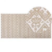 TEPPICH geflochten Atima 150/80 cm - Beige, Naturmaterialien (80/150cm) - Beliani