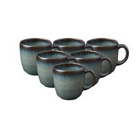KAFFEETASSEN Lave Gris 190 ml 6er Set - Grau, Keramik (0.19L) - like.Villeroy & Boch