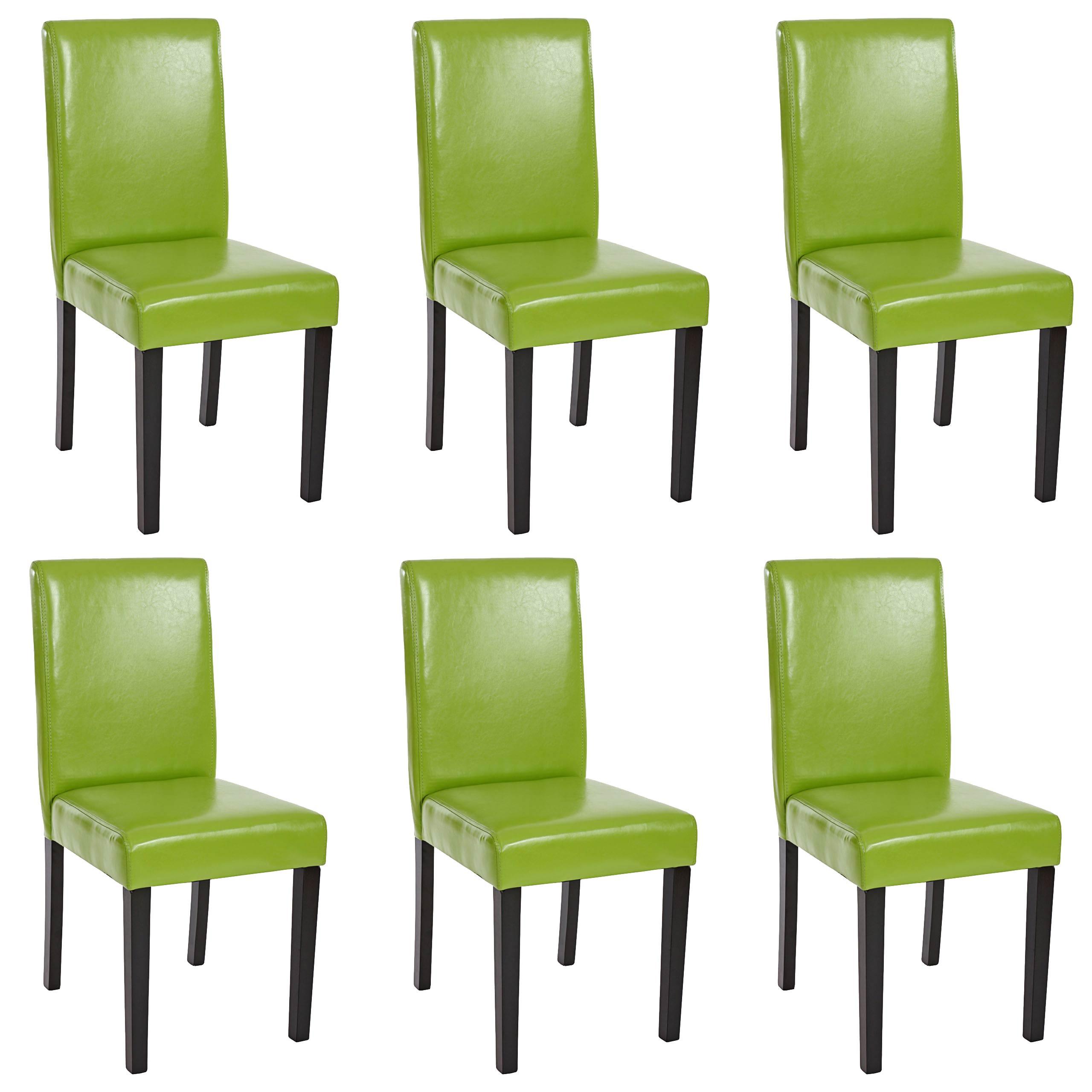 ESSZIMMERSTUHL Grün 6er-Set - Grün, Textil (43/90/56cm) - MCW