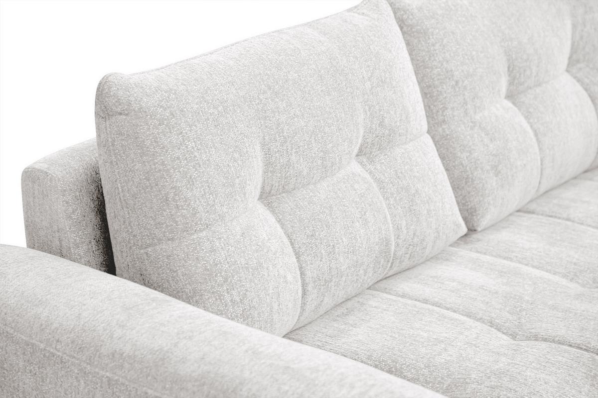 SOFA SALVINI 3-Sitzer, ecru - Ecru, Holz/Textil (237/88/99cm) - Wozimo