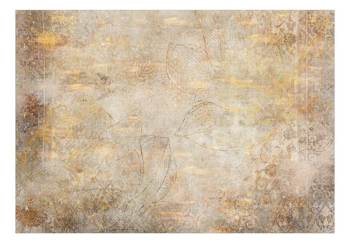 SELBSTKLEBENDE FOTOTAPETE 441/315 cm - Goldfarben/Braun, Kunststoff/Textil (441/1cm) - KUNSTLOFT