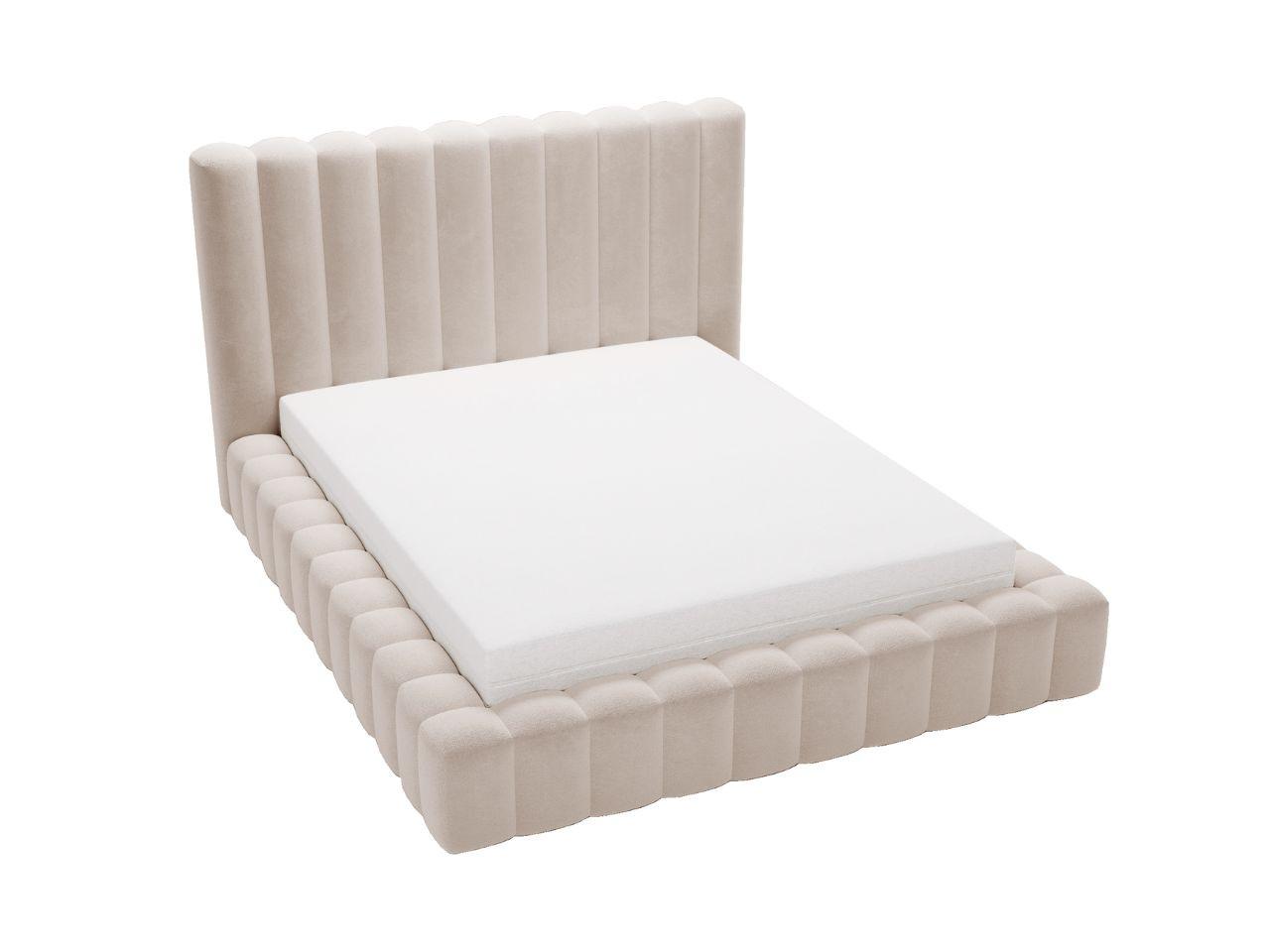 POLSTERBETT Rotto 180x200 Beige - Beige/Naturfarben, Holz/Kunststoff (180/200cm) - Graingold