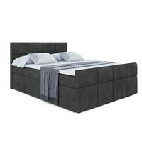 BOXSPRINGBETT ARDENI-Z KING - 140x200 - H3/H4 - Schwarz - Schwarz, Holzwerkstoff (140/200cm) - ALTDECOR