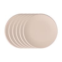 FRÜHSTÜCKSTELLER NewMoon beige ø 24 cm 6er Set - Beige, Keramik (24cm) - Villeroy & Boch