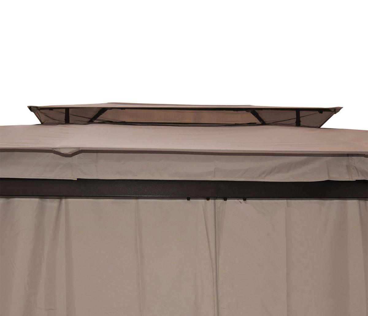 ERSATZBEZUG DACH FÜR PERGOLA NISA Cremeweiß - Weiß, Textil (335/1/435cm) - MCW