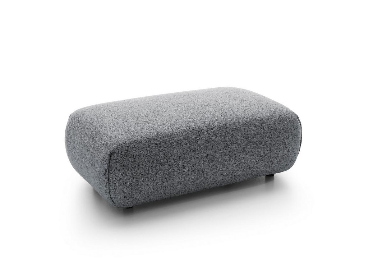 MASSENO Sitzhocker ZEST, Modern Polsterhocker, Fußhocker Grau - Grau, Holzwerkstoff/Kunststoff (70/42/113cm) - MASSENO