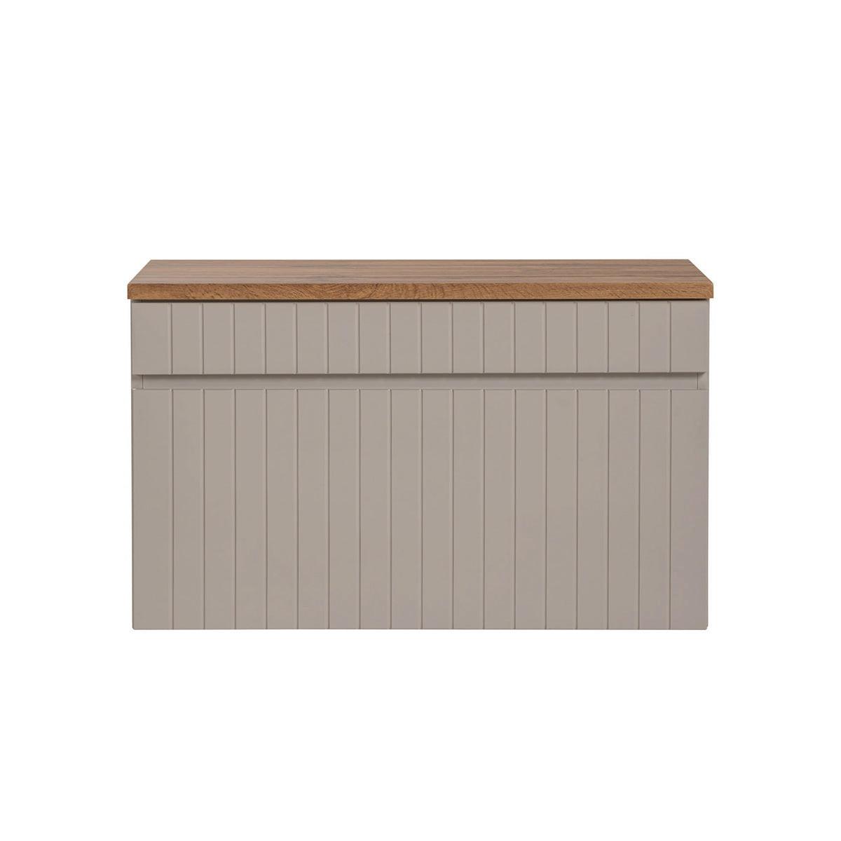 WASCHTISCHUNTERSCHRANK 80.4cm Zelie Kaschmir - Beige, Holzwerkstoff (80.4/48/46cm) - Petits-meubles