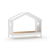 HAUSBETT Kamila 1 213x172x99 aus Massivholz+MDF in Weiß - Weiß, Holz (90/200cm) - 58aufmkessel