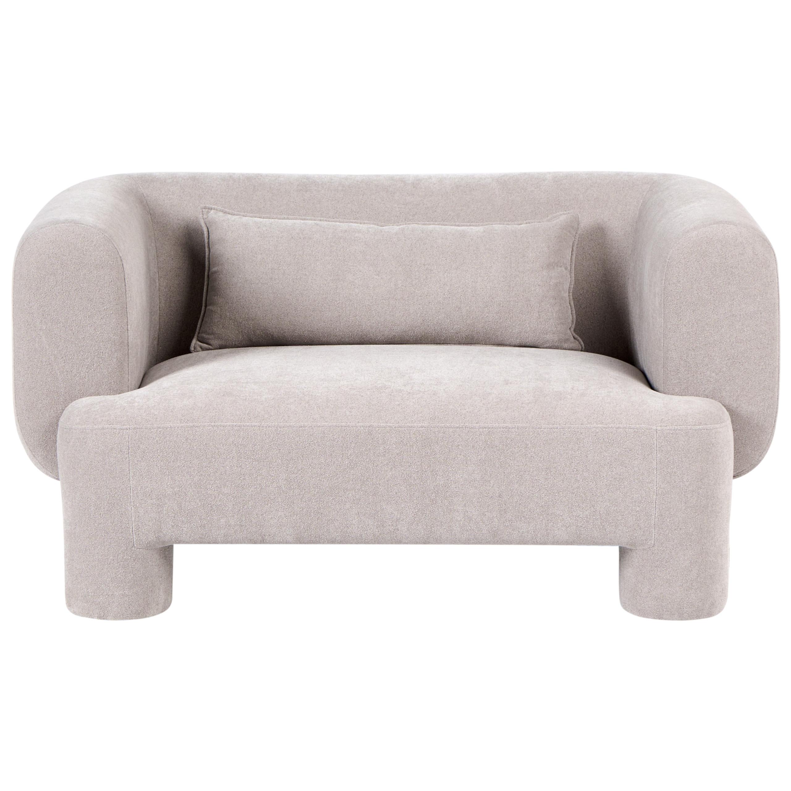 2-SITZER-SOFA Stoff Beige Hogbo - Beige, Textil (145/73/93cm) - Beliani