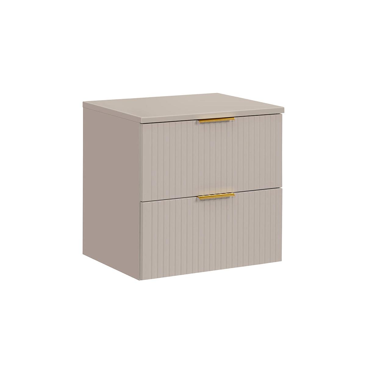 WASCHTISCHUNTERSCHRANK 60.6cm Adriel Kaschmir - Beige, Holzwerkstoff (60.6/59/46cm) - Petits-meubles
