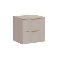 WASCHTISCHUNTERSCHRANK 60.6cm Adriel Kaschmir - Beige, Holzwerkstoff (60.6/59/46cm) - Petits-meubles