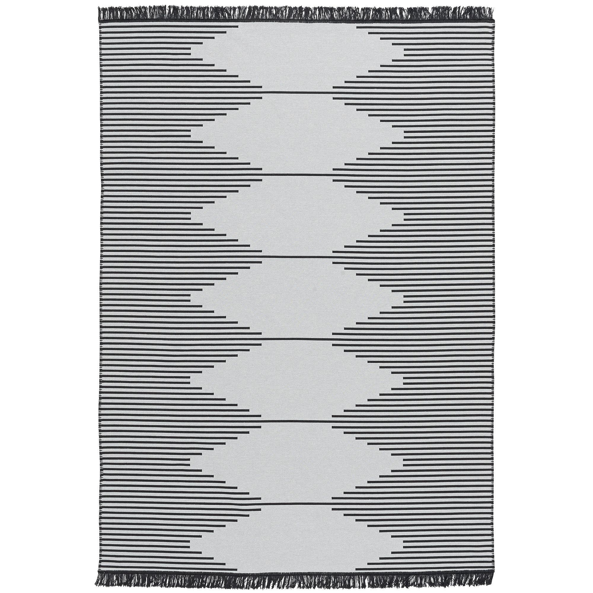 TEPPICH BEIDSEITIG ETHNO KELIM TREND - Grau, Textil (160/230cm) - Pergamon