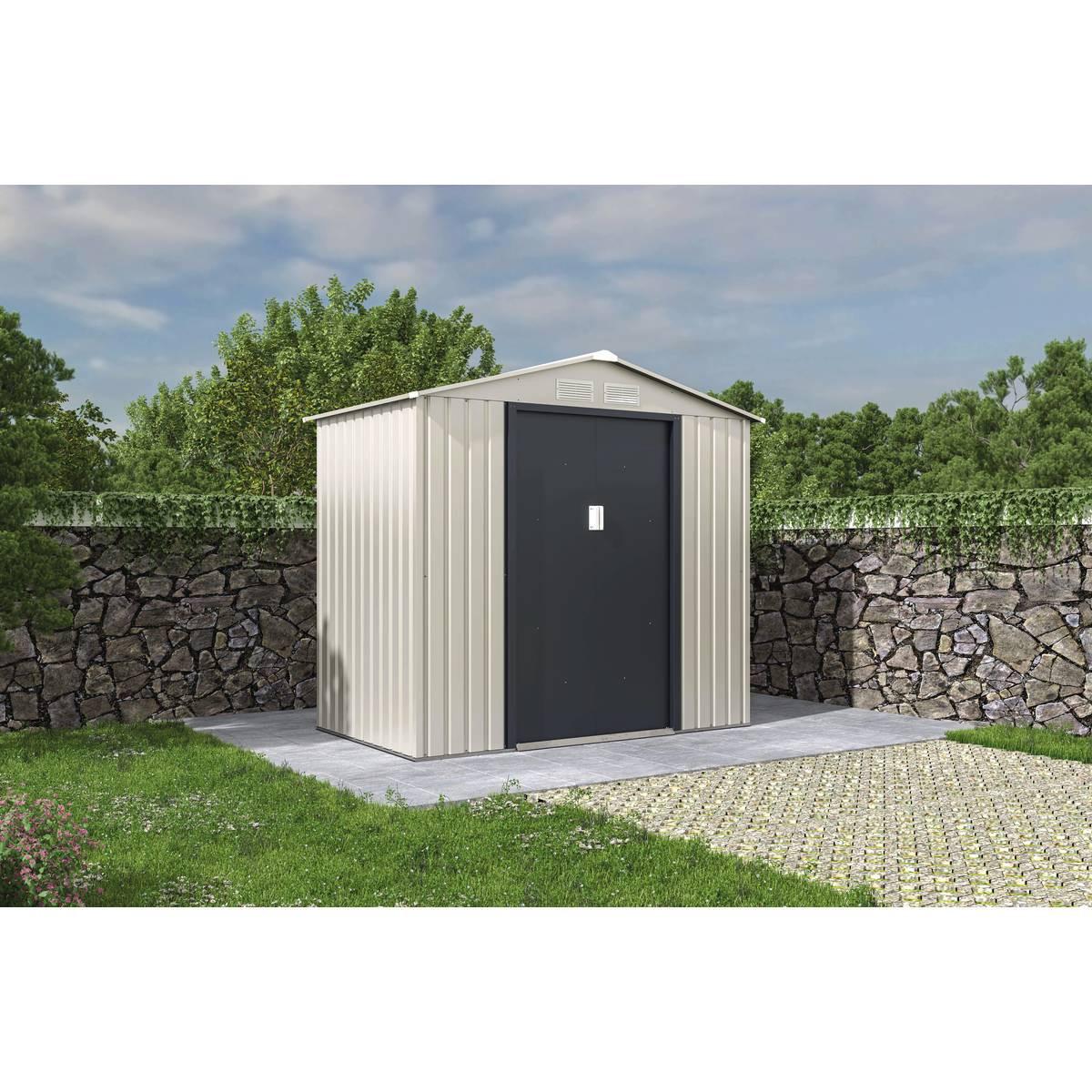 METALL-GARTENHAUS nebraska beige - Beige, Metall (213/195/191cm) - Habitat Garten