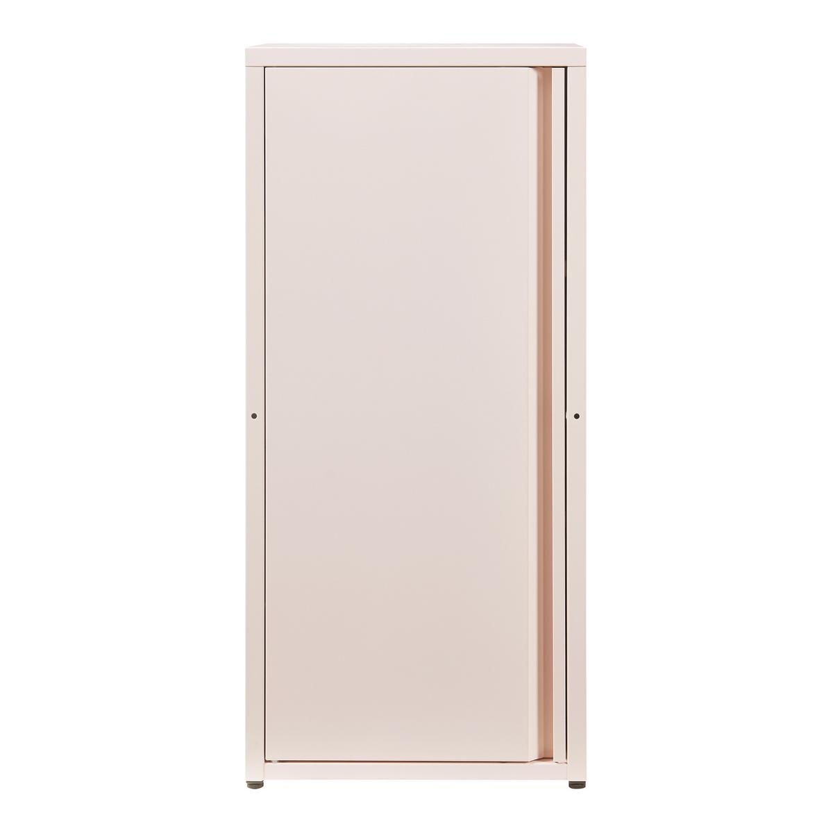 AKTENSCHRANK Burlöv - Rosa, Metall (40/88/35cm) - [en.casa]