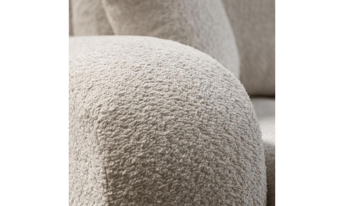 ECKSOFA MALIBU XL 275/150/87 cm Coral 65 - Ecru, Textil (275/150cm) - Lookway