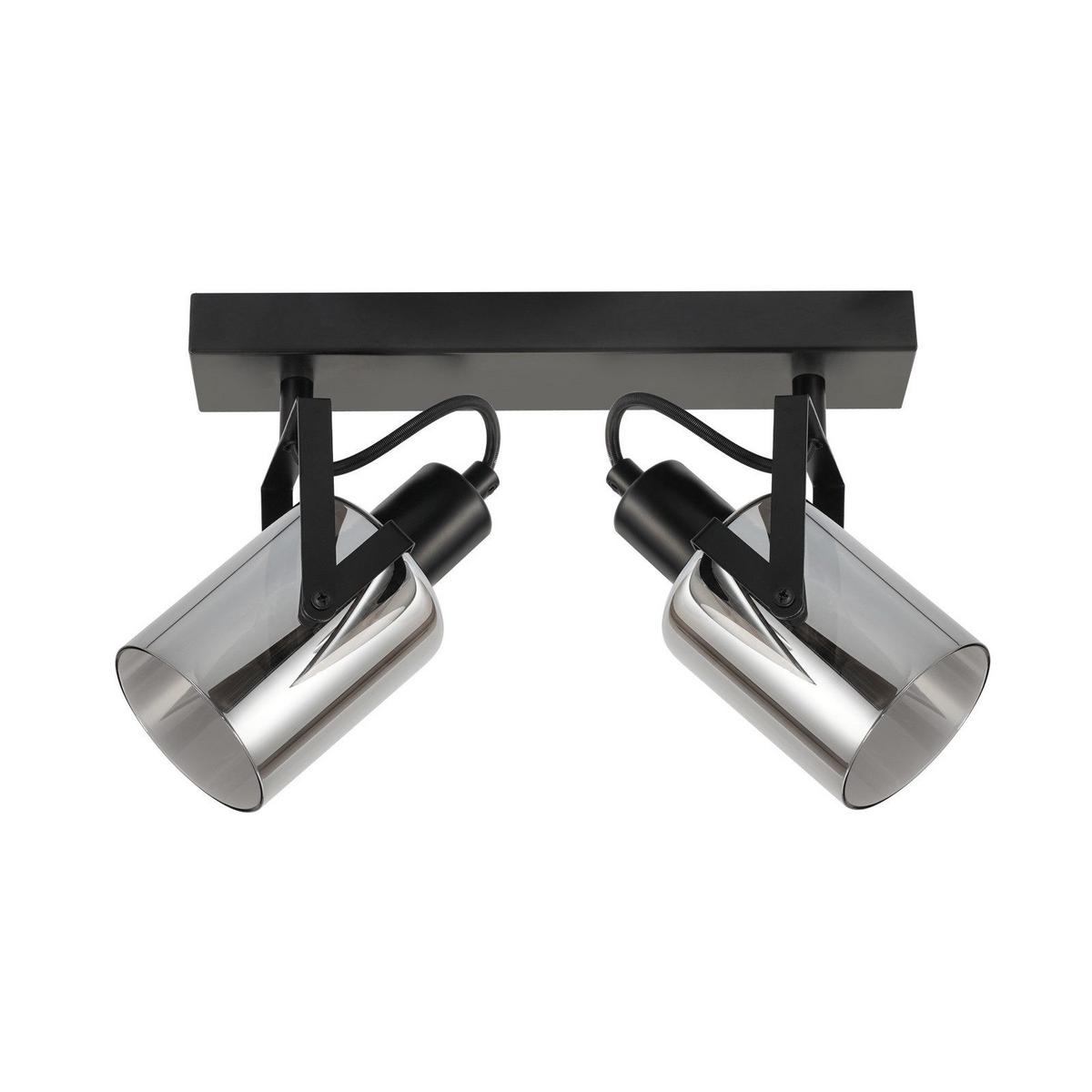 DECKENSTRAHLER Glost 18/16/28 cm - Grau, Metall (28/18/16cm) - ZMH