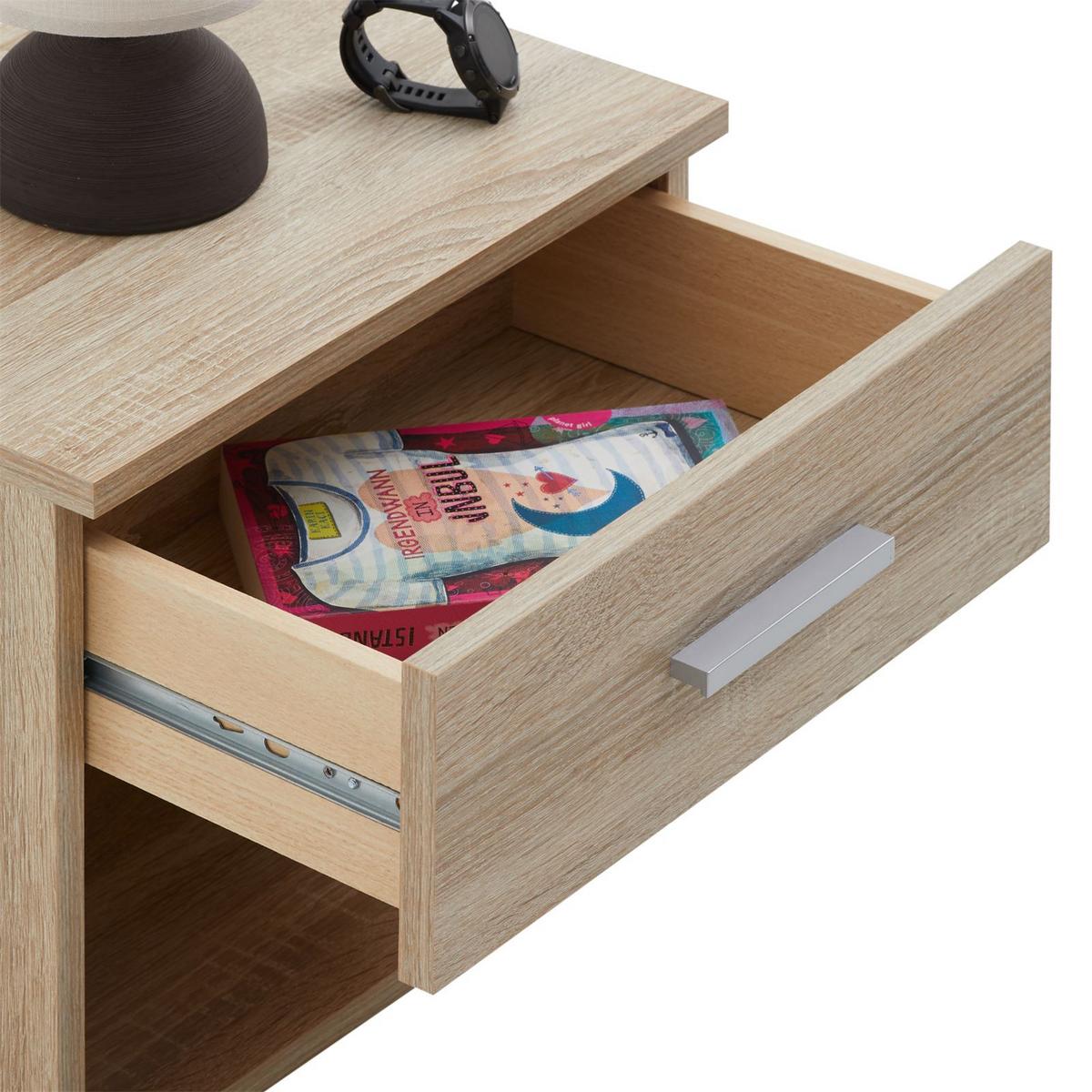 NACHTTISCH MARY - Sonoma Eiche, Holzwerkstoff (42/38/30cm) - CARO-Möbel