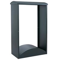 BRENNHOLZLAGER Grün - Grün, Metall (98/160/50cm) - MCW