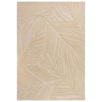 WOLLTEPPICH LEVEN, floral, Beige, 200 x 290 cm - Beige, Textil (290/200cm) - KADIMA DESIGN