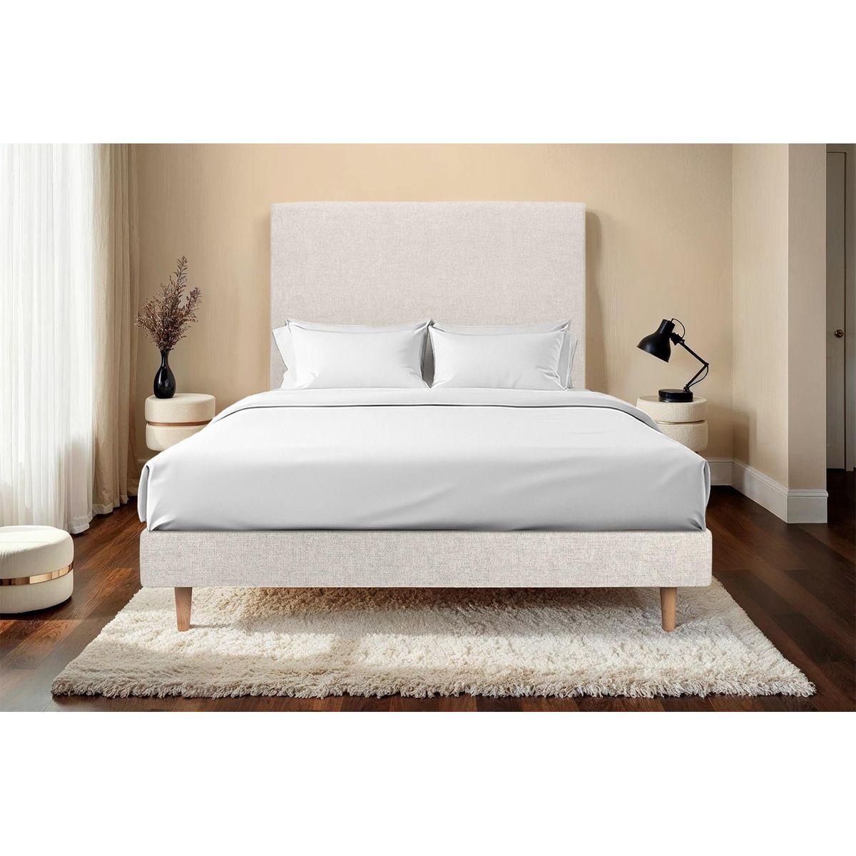 LATTENROST – Stoff – Im Bausatz - 180 x 200 cm - Beige, Karton/Holz (180/200cm) - Sommeil de Plomb