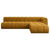 ECKSOFA modulares Sofa Darnel-L2 - 296x177x70 cm Senfgelb - Currygelb, Holzwerkstoff/Textil (296/177cm) - ALTDECOR
