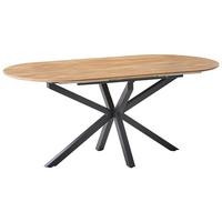 ESSTISCH ausziehbar Braun 140-180/90 cm Macquarie - Braun, Holzwerkstoff (140/90/75cm) - Beliani