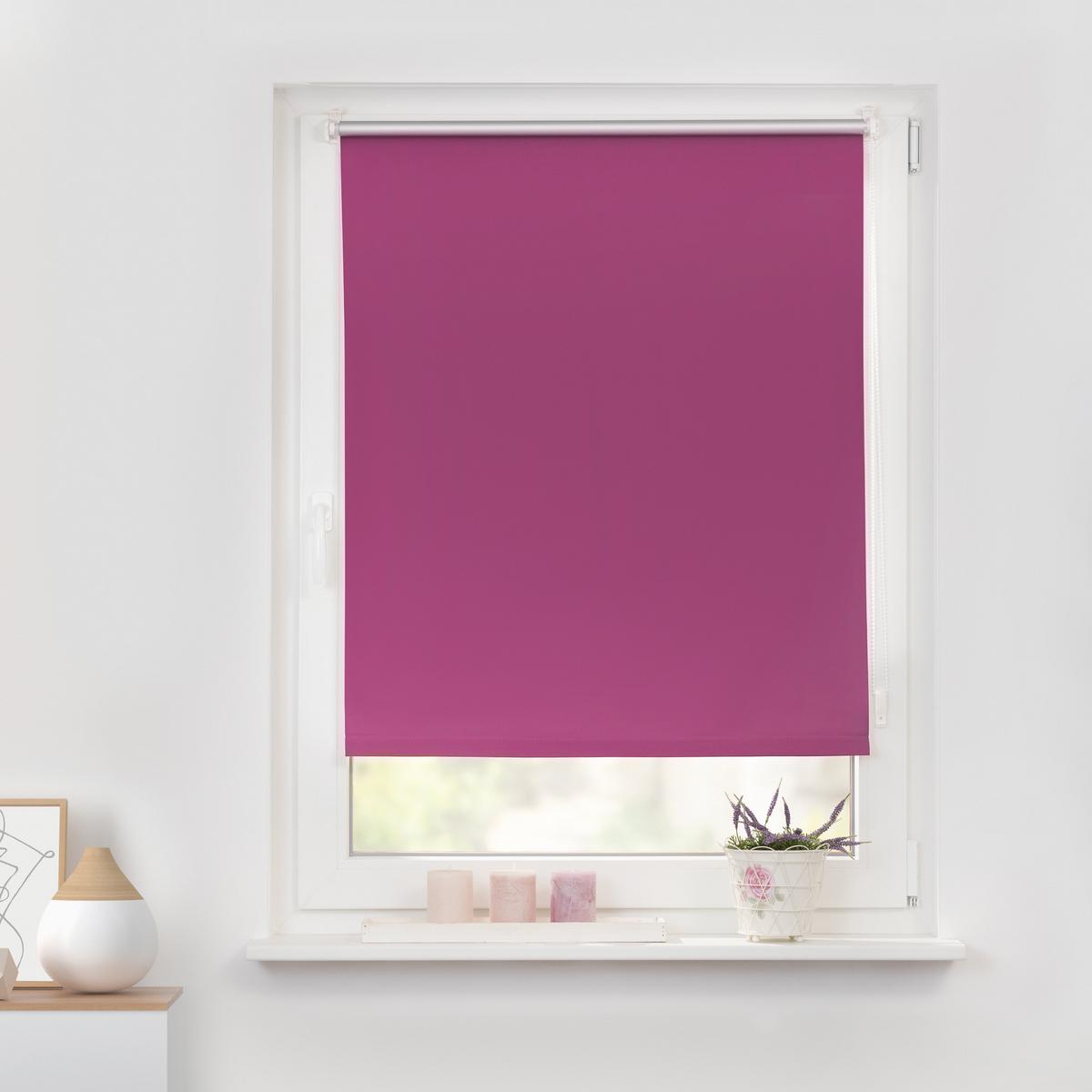 THERMO-ROLLO KLEMMFIX, OHNE BOHREN, VERDUNKELUNG - Pink, Kunststoff (120/150cm) - Lichtblick Original