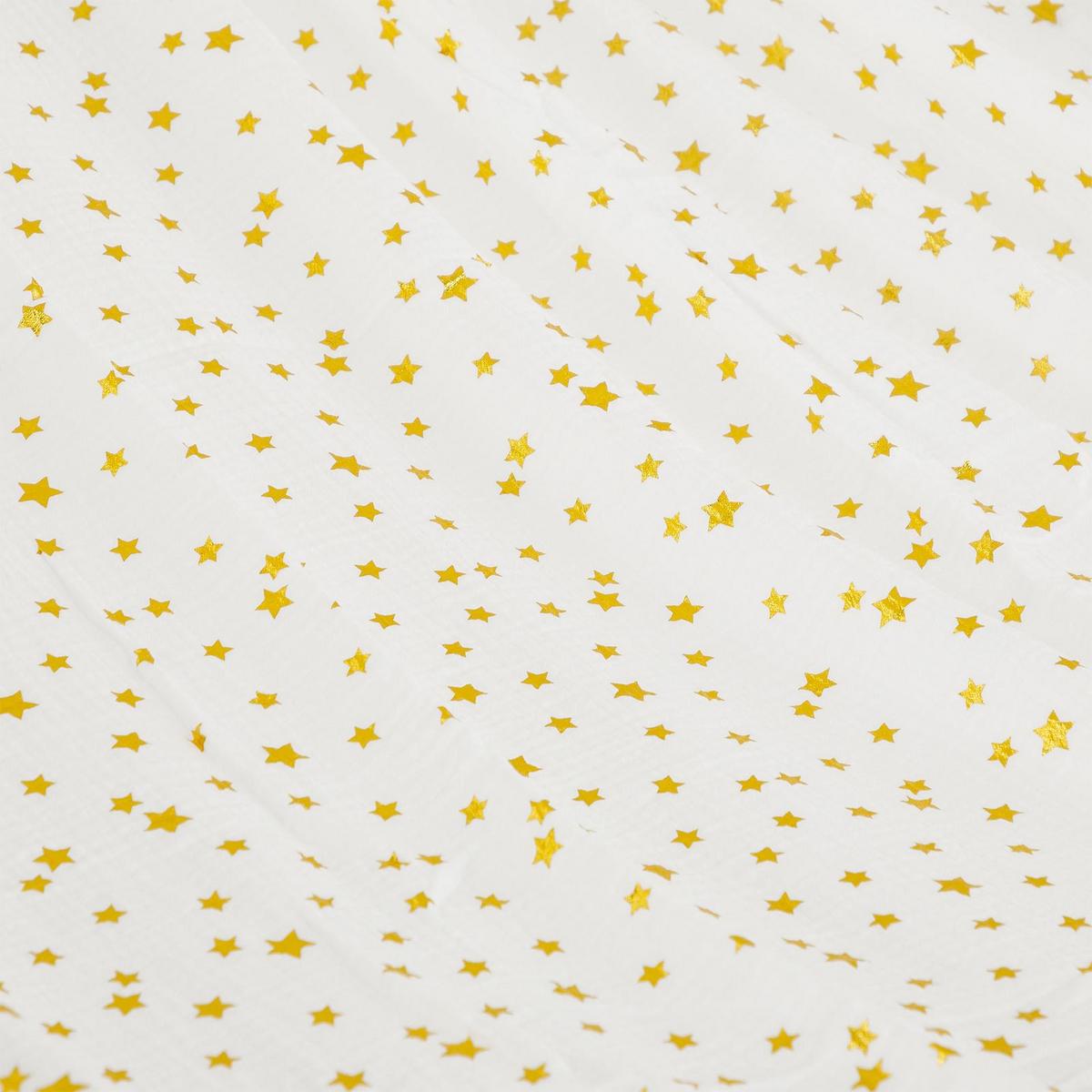 HAUSBETT- HIMMEL LIAN weiß/gold - Goldfarben/Weiß, Textil - IDIMEX