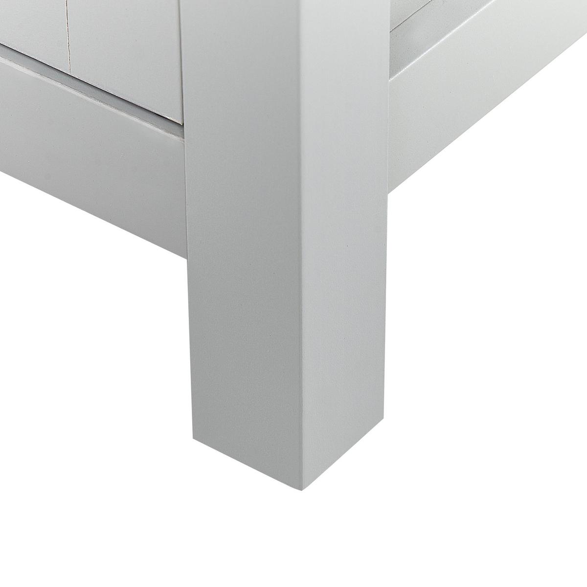 REGAL 4 Fächer Clio - Grau, Holzwerkstoff (72/180/35cm) - Beliani
