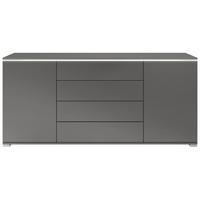 SIDEBOARD Faro Anthrazit matt - Anthrazit, Holzwerkstoff (166.5/75.5/35cm) - Vladon