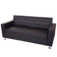 3-SITZER SOFA Braun - Braun, Textil (180/82/75cm) - MCW