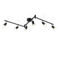 DECKENSTRAHLER Modern 108/8/15cm - Schwarz, Metall (108/8/15cm) - ZMH