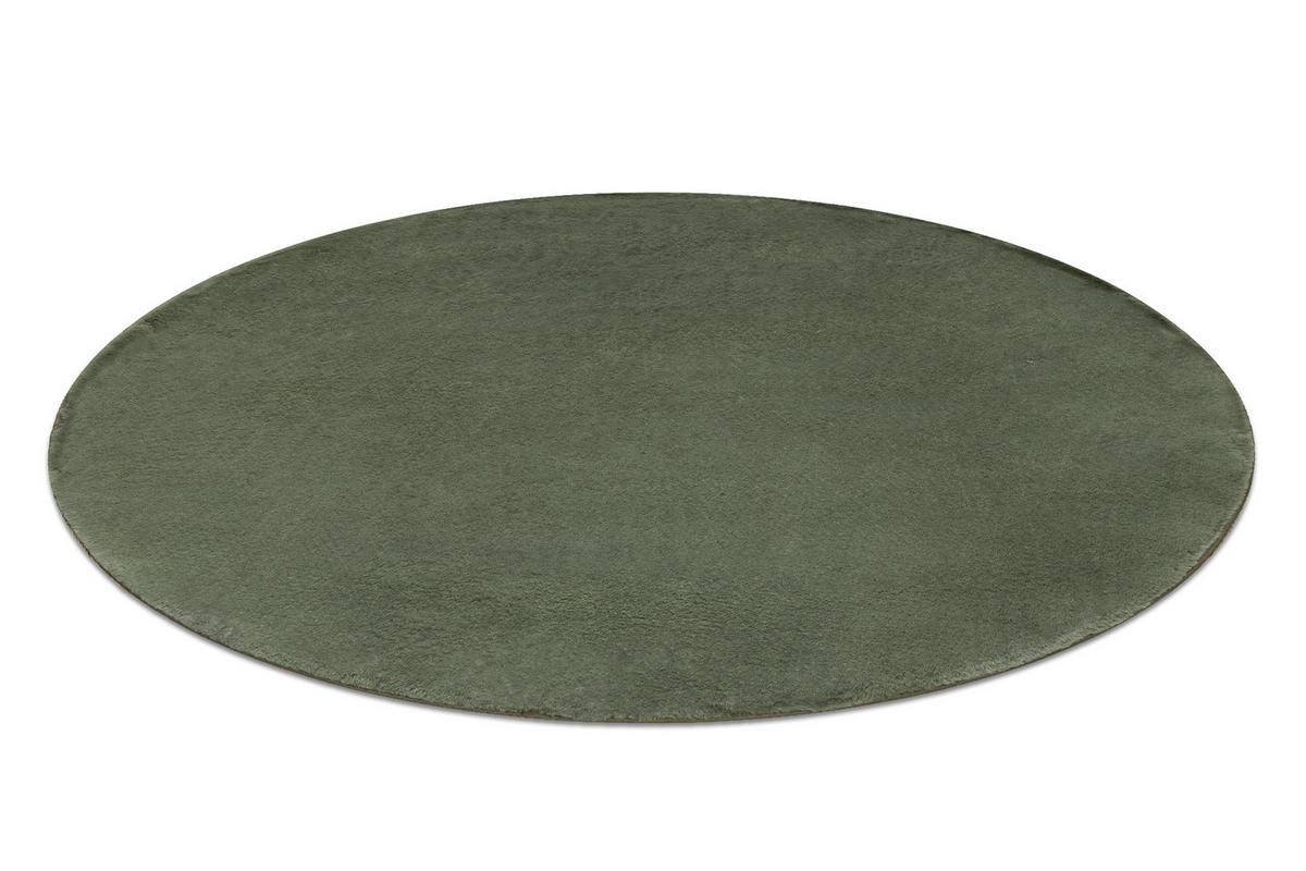TEPPICH Posh 80 cm - Pastellgrün, Textil (80/80cm) - rugsX