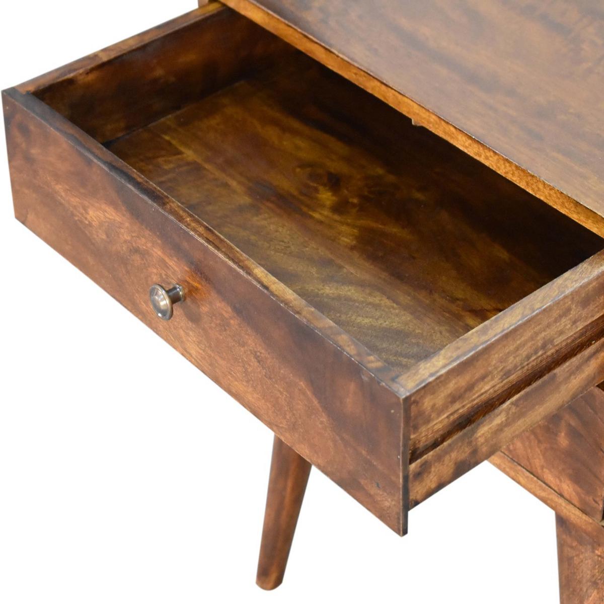 NACHTTISCH Ariella, Kastanienbraun - Braun, Holz (45/57/35cm) - Artisan Furniture
