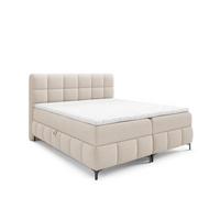BOXBETT Sophie In Aragon - Creme, Holzwerkstoff/Textil (180/200cm) - Fun Möbel