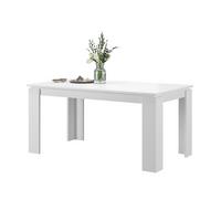 ESSTISCH weiß 160 - 200 x 90 cm, Küchentisch ausziehbar - Weiß, Holzwerkstoff/Metall (160/90/76cm) - Inn.Furn