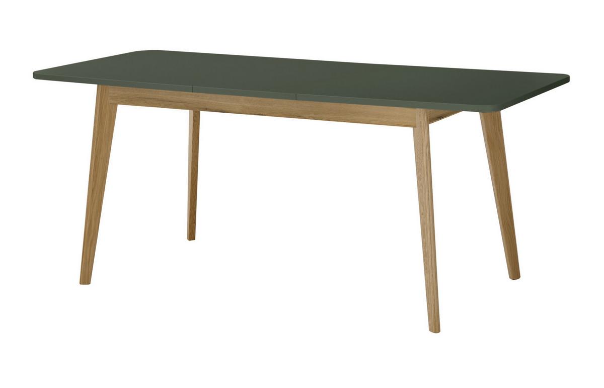 ESSTISCH Salbei, Eiche Evoke, skandinavisch 140 - 180 cm, Küchentisch ausziehbar - Salbeigrün/Eichefarben, Holz/Holzwerkstoff (180/80/75cm) - Furn.Design